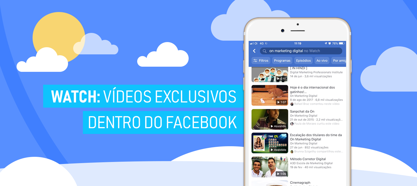 Watch: Vídeos exclusivos dentro do Facebook